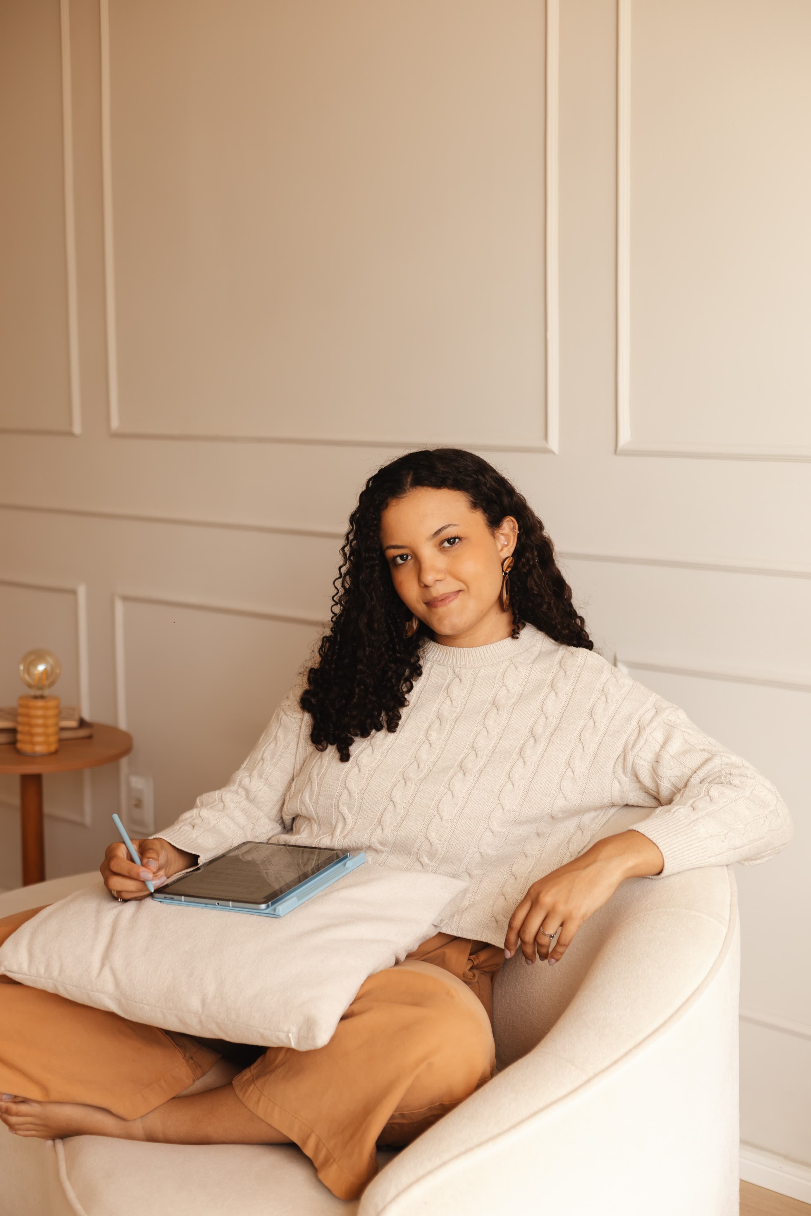 Retrato da psicóloga Jade Liberato